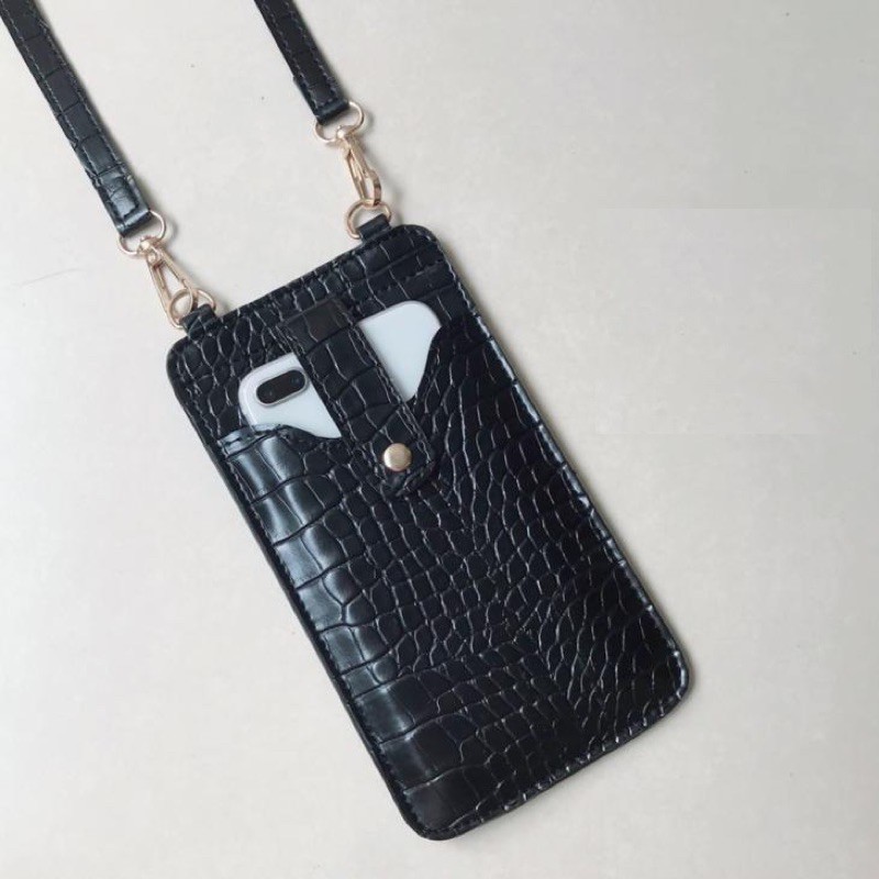 [LOKAL] DOMMO - D1498 POCKET CROCO DOMPET HP TAS SLING PHONE TAS SELEMPANG