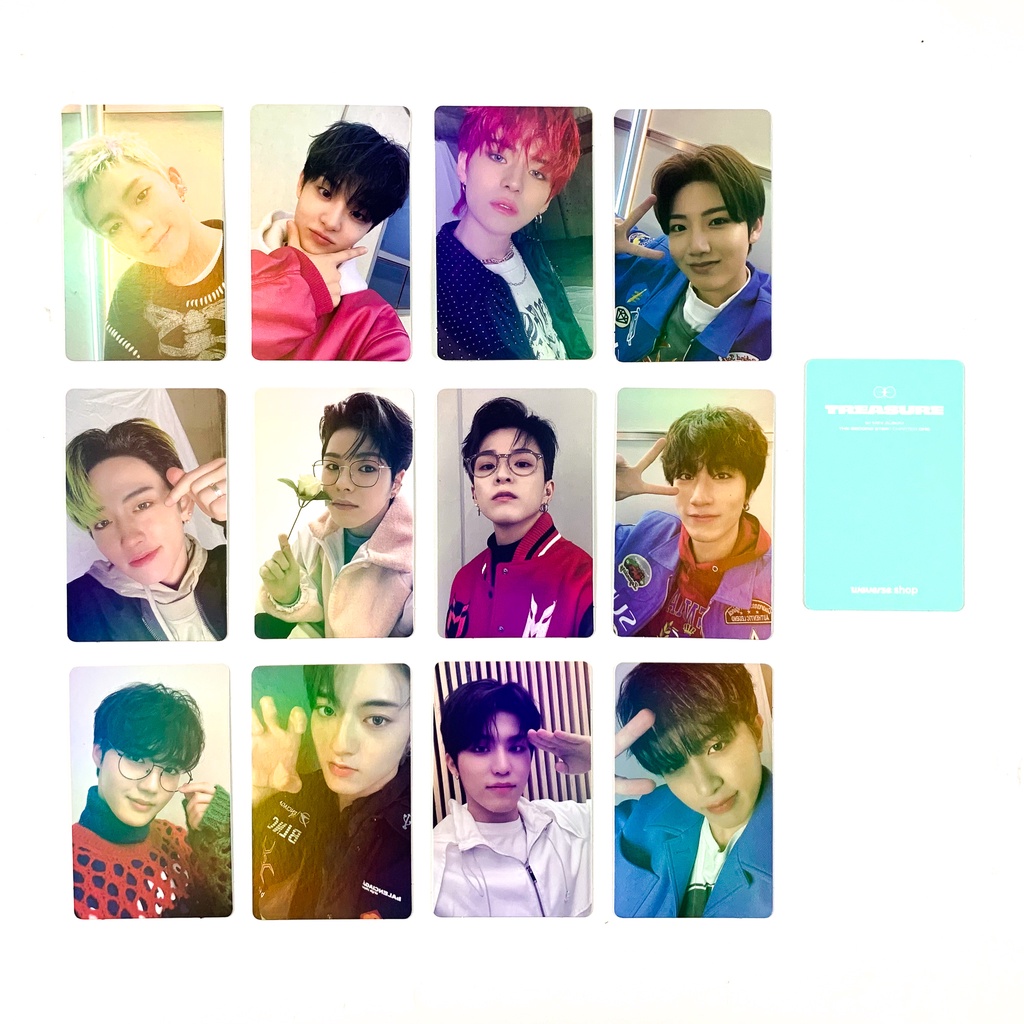 [sharing] TREASURE - CHAPTER ONE (JIKJIN ALBUM) - Selca Photocard / Concept Photocard / PC Holder Be