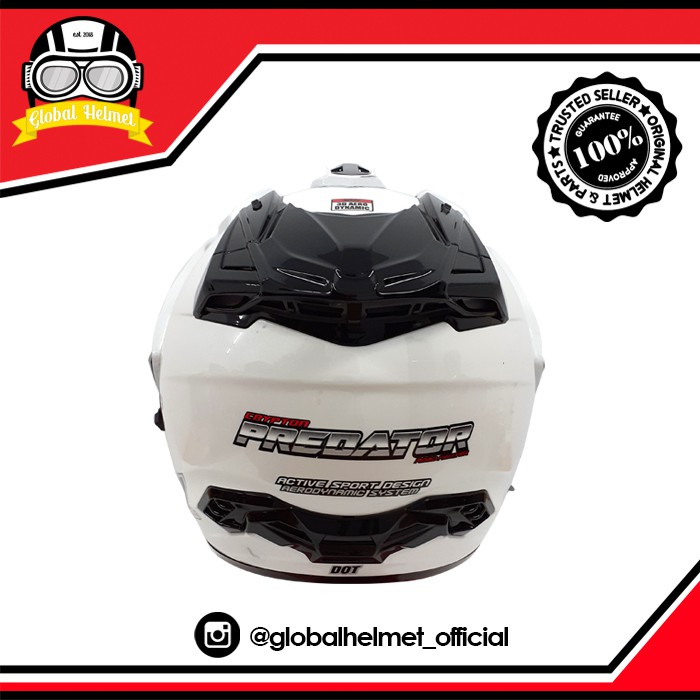 Helm NHK Halfface NHK Predator Crypton Solid