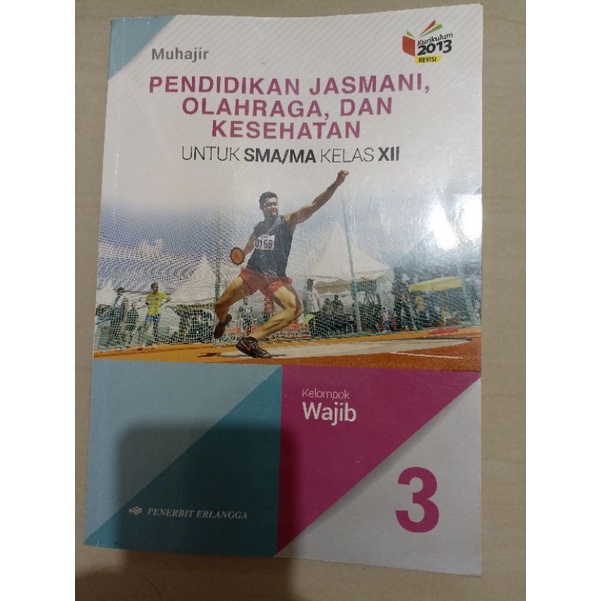 Jual Buku Pjok Sma 3 Erlangga Bekas 