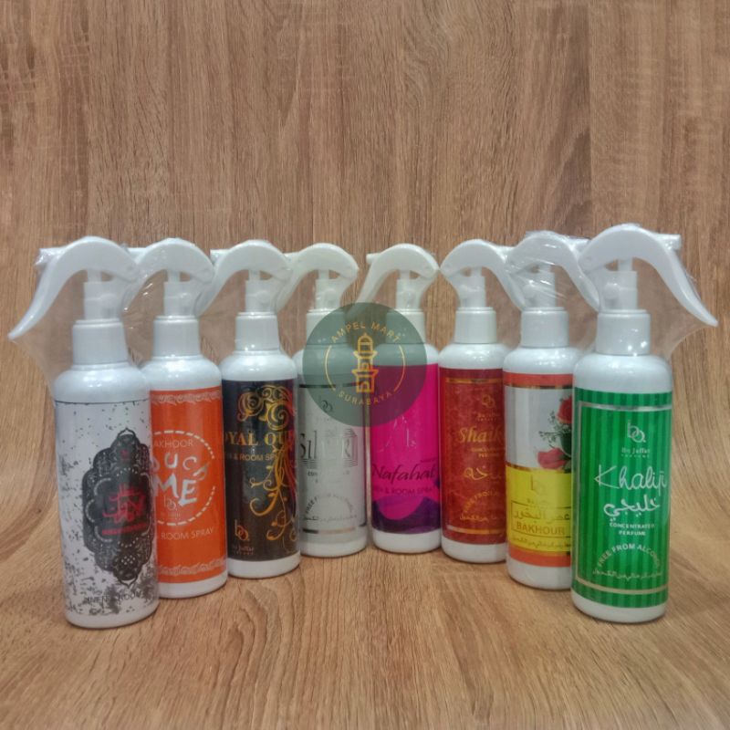 Spray Pengharum Ruangan Merk BO Jaffar Original 250ml Aroma Sabaya,Bakhour Touch Me,Sultan,Dll.