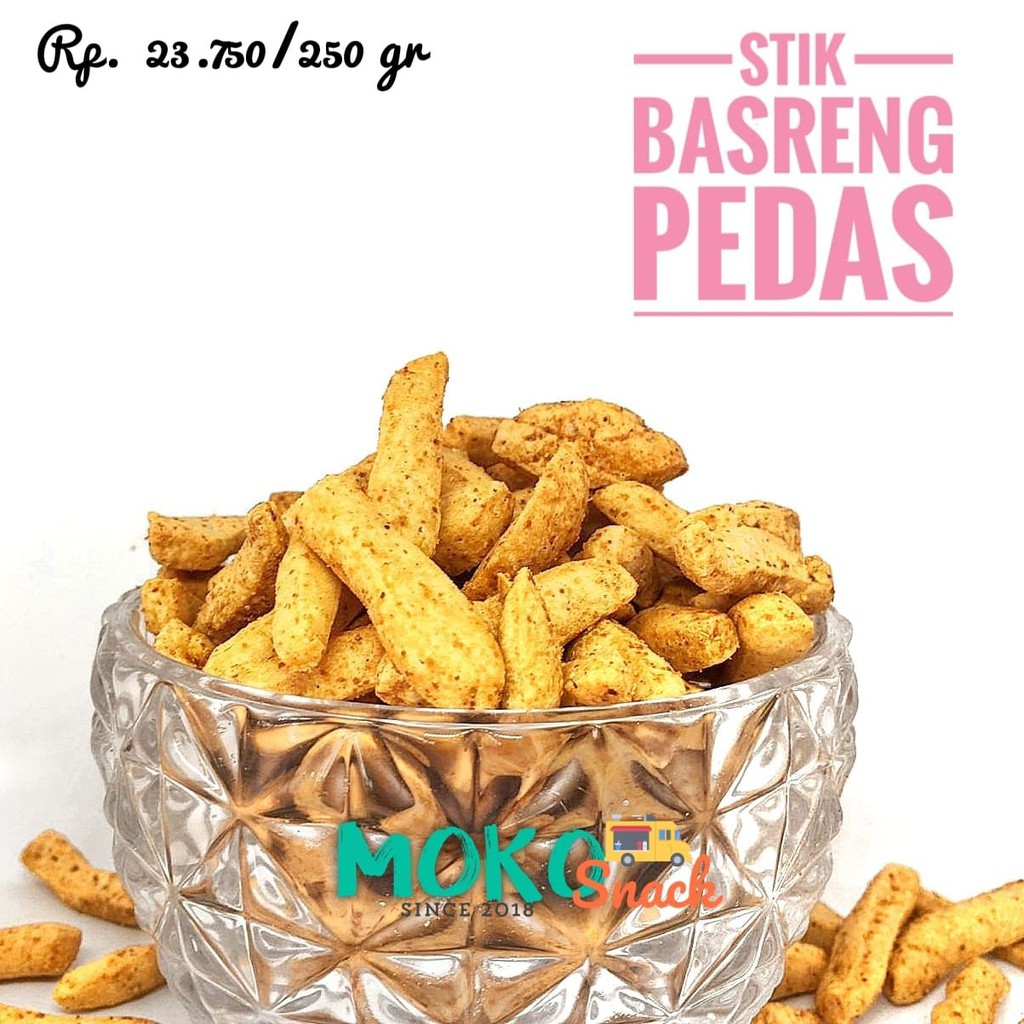 

Snack Cemilan Stik Basreng Pedas 1 Kg
