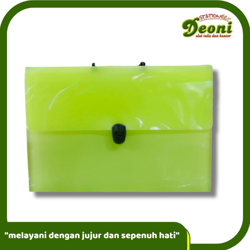 

Jenia Expending Plastik Folio / Map Plastik Skat F4