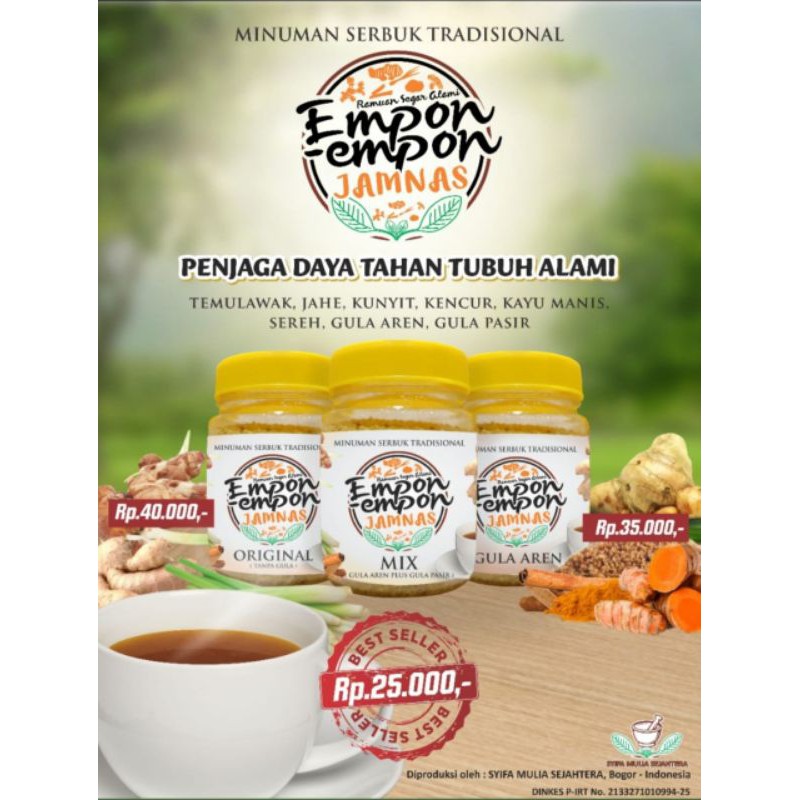 

empon-empon jamnas gula aren