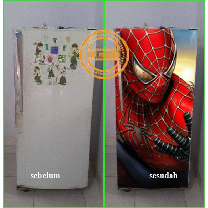 STIKER KULKAS SPIDERMAN