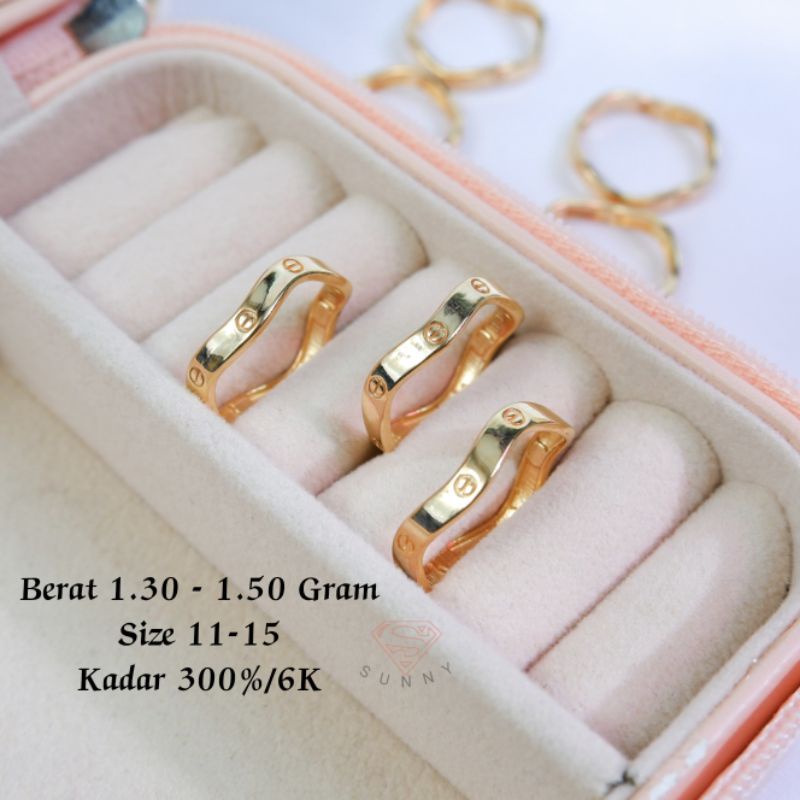 CINCIN GELOMBANG 300%/6K CARTIEER