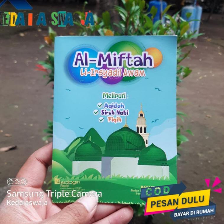 Buku Kitab Al-Miftah Li Irsyadil Awam Di Lengkapi Dengan Lagu Anak-Anak almiftah Sidogiri Mencakup A