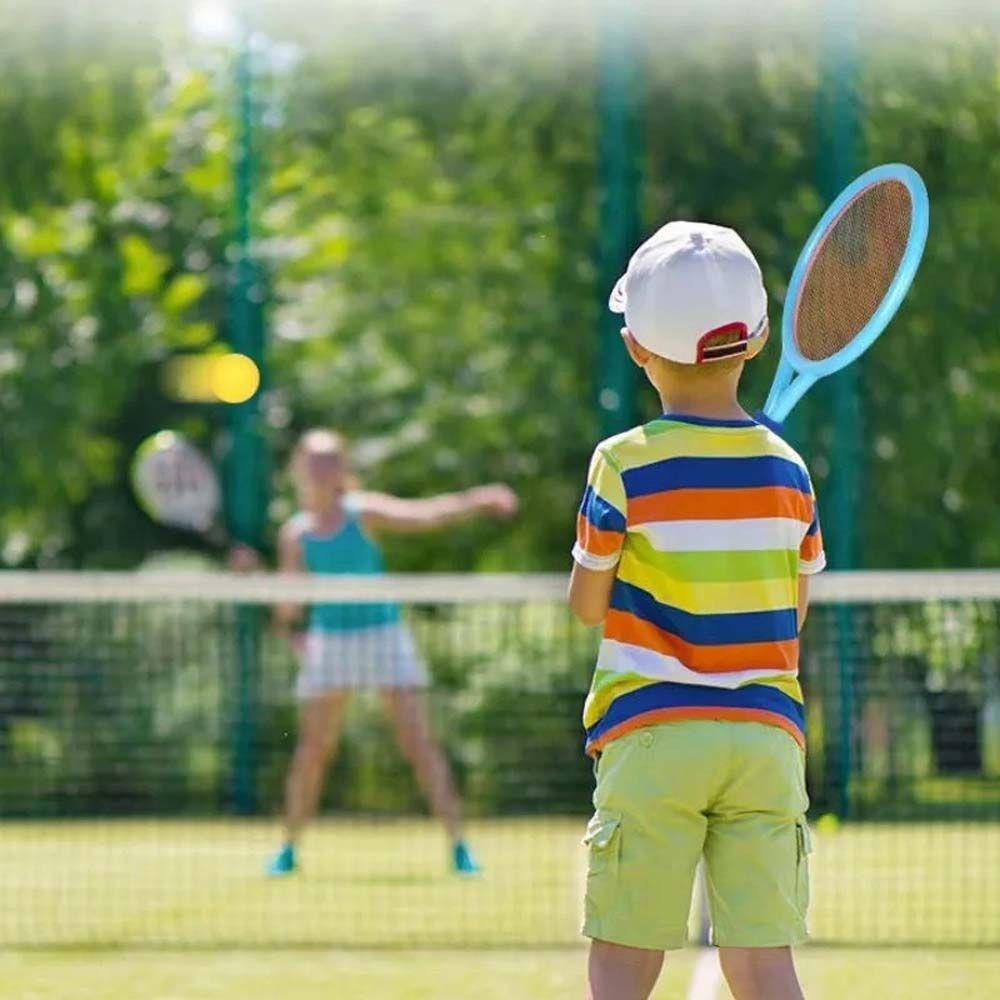 Set Raket Badminton / Tenis / Bulu Tangkis + Bola Lembut Untuk Anak / Orang Tua