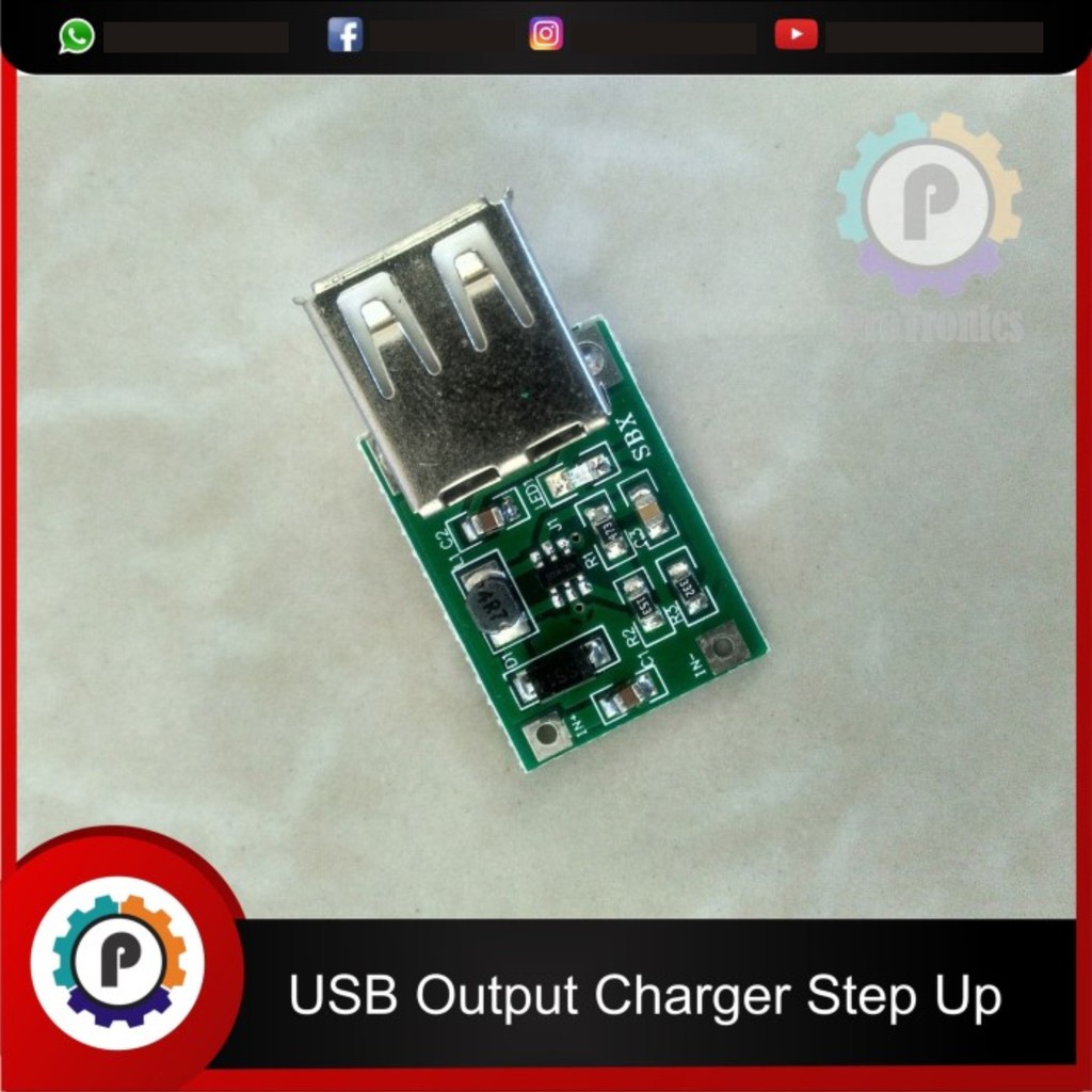 USB Output charger step up Power DC-DC 0.9V ~ 5V to 5V 600MA