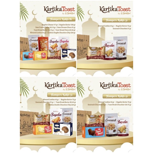 TERMURAH (cod) hampers kartika sari 3s 4s 5s 8s / hampers lebaran / kartika sari toast / kartika sar