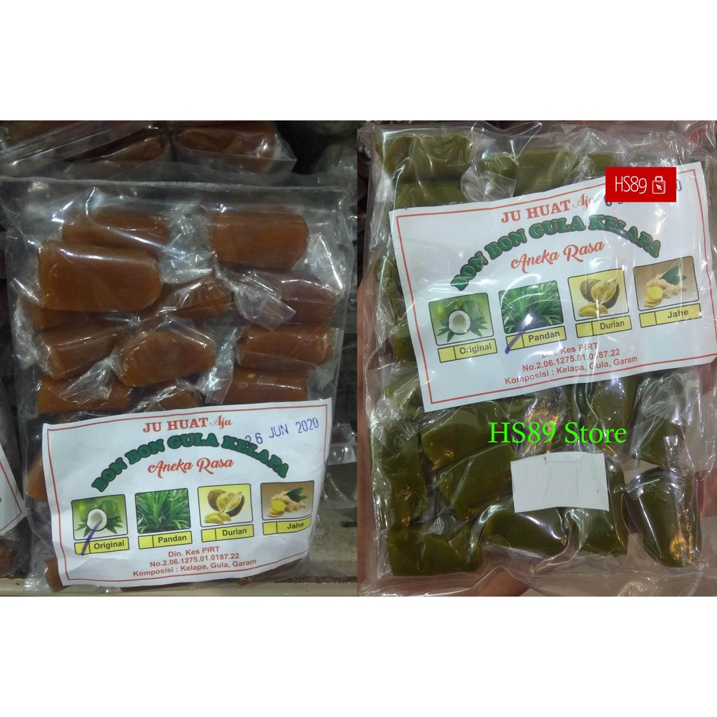 Permen Gula Kelapa - Permen Jadul - Gula Aren - Kabung - Bonbon 200gr