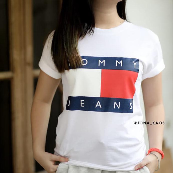 BARANG MURAH TUMBLR TEE | T-SHIRT |KAOS TOMMY JEANS S-XXL PRIA & WANITA KEBURU HABIS..