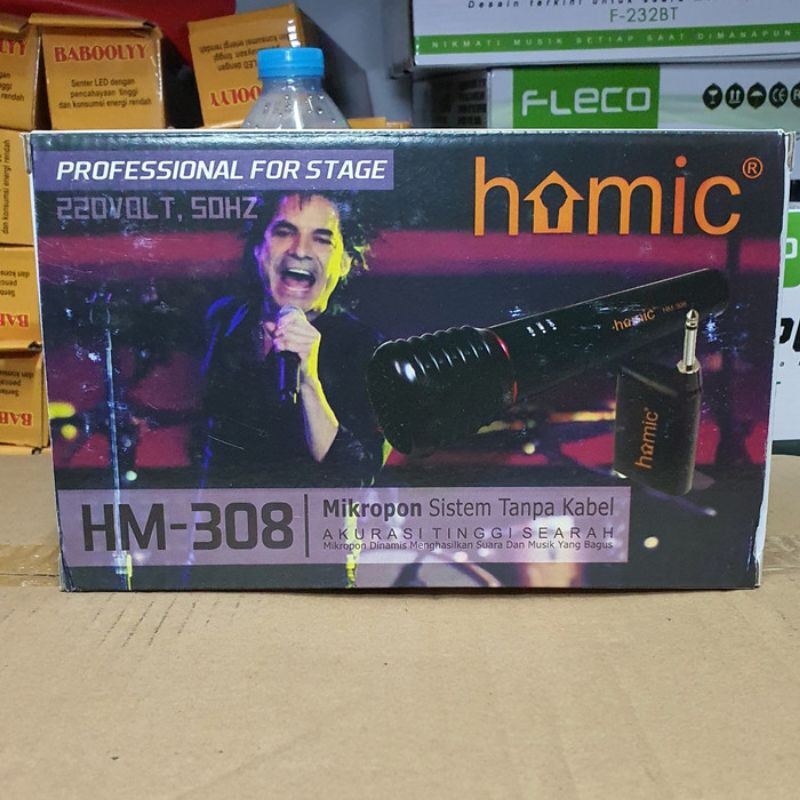 Microphone / Mic Single Wireless Homic HM 308