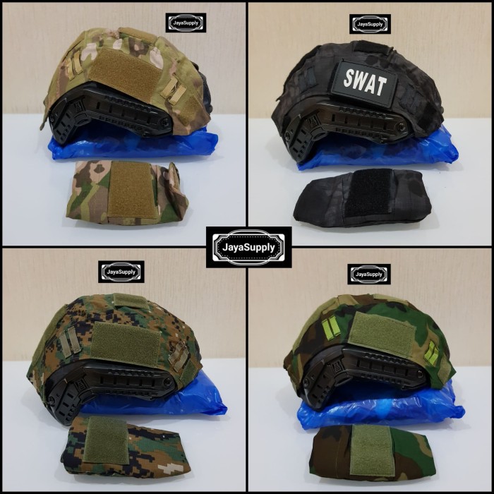 MalangTactical Helmet Cover Sarung Helm Emerson Tactical Army Mich Fast TMC Air Frame