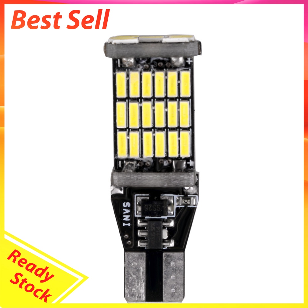 T15 W16W LED Car Reverse Light Bulb Canbus 4014 45 SMD 12V Turn Signal Lamp