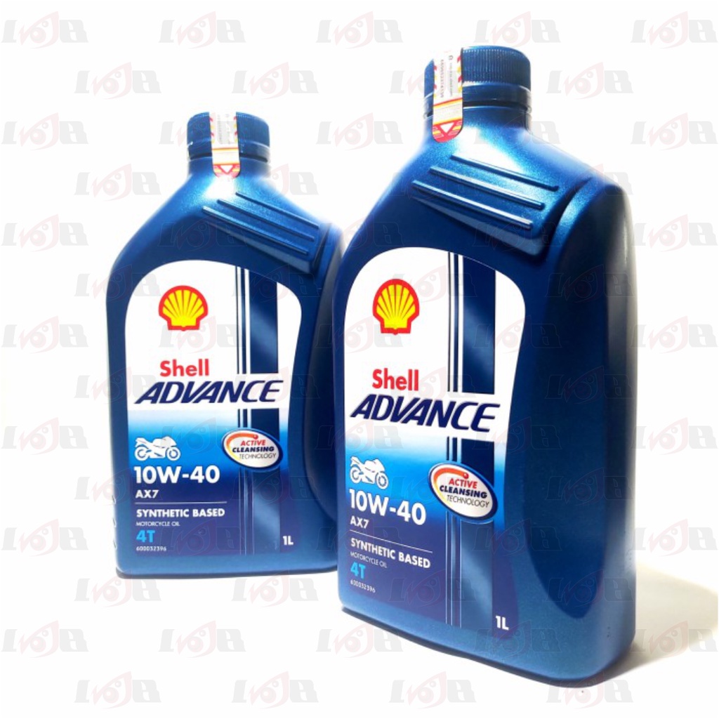 OLI Shell Advance AX7 4T 10W-40 1 Liter Oil Motor Sport Bebek Universal