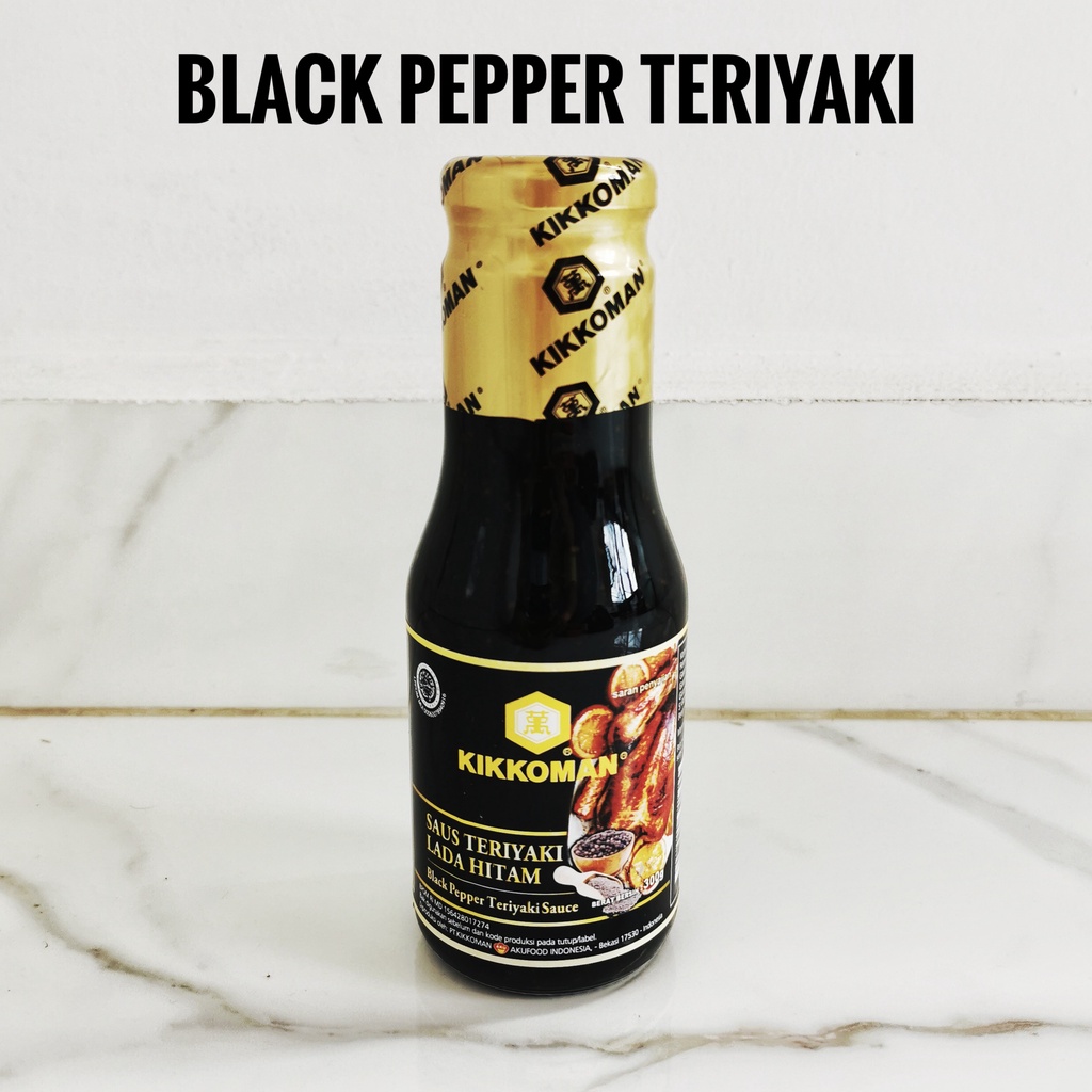 

Kikkoman Black Pepper Teriyaki Sauce Saos Teriyaki Lada Hitam Kikkoman