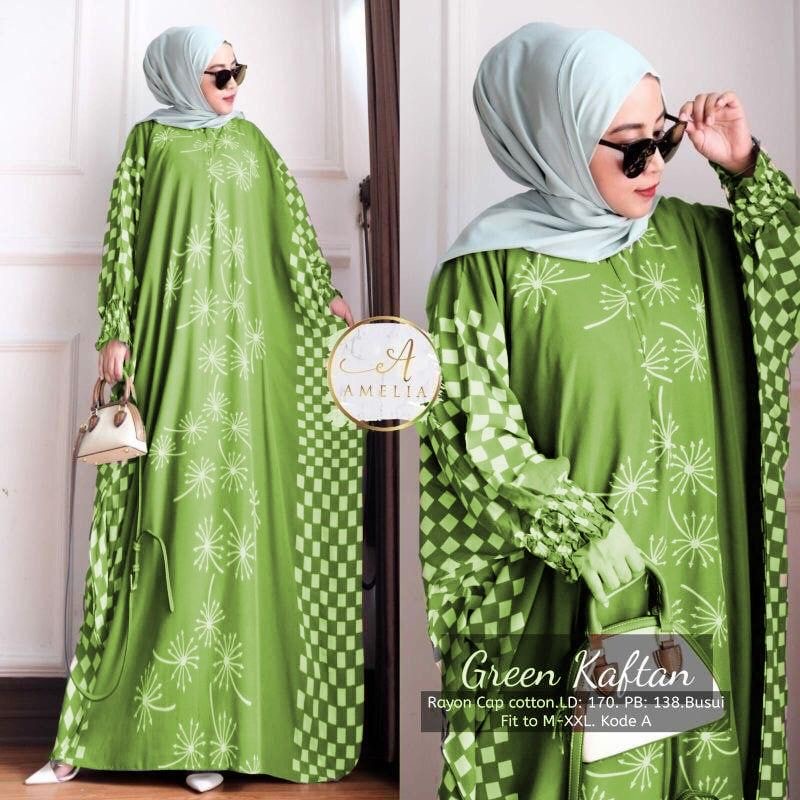 COD - Asmiranda Maxy Gamis Muslim Aurora Dress Shakila Aksen Renda Brukat Import Ld  110 Fit S - XL ( Free Bros ) Fashion Maxi Wanita Pesta Kondangan Modern Termurah Terlaris-kft novilda green