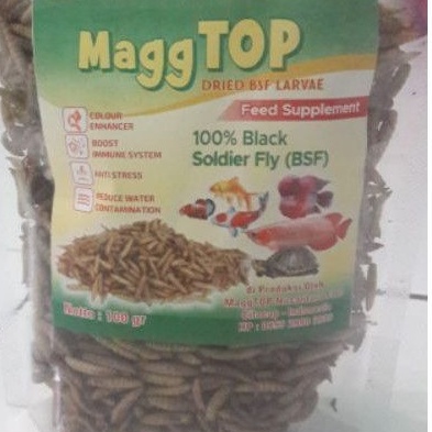 

maggot kering/dried maggot 1kg kualitas bagus