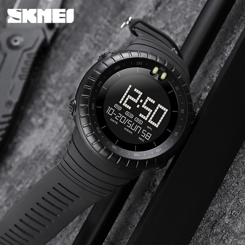 SKMEI 1992/JAM TANGAN PRIA CHRONOGRAPH DIGITAL SPORT WATCH WATERESISTAN STRAP RUBBER/