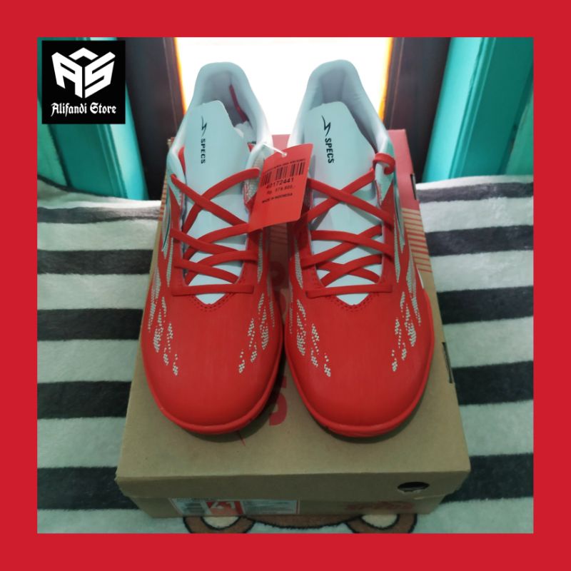Specs Acc Alpha Pro IN Garuda Attack Patriot Red/White
