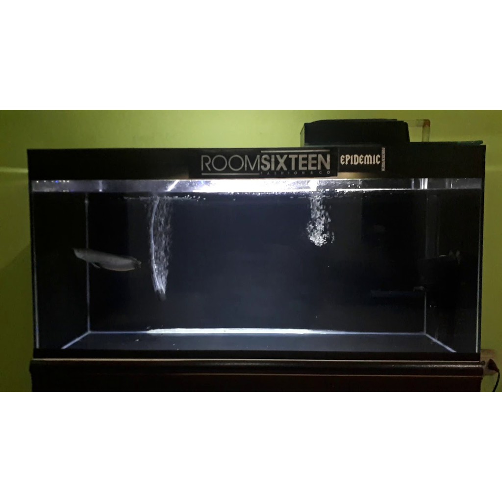 STIKER SKOTLET BAGROUND AQUARIUM HITAM/SIKER HITAM/BAGROUND AQUARIUM