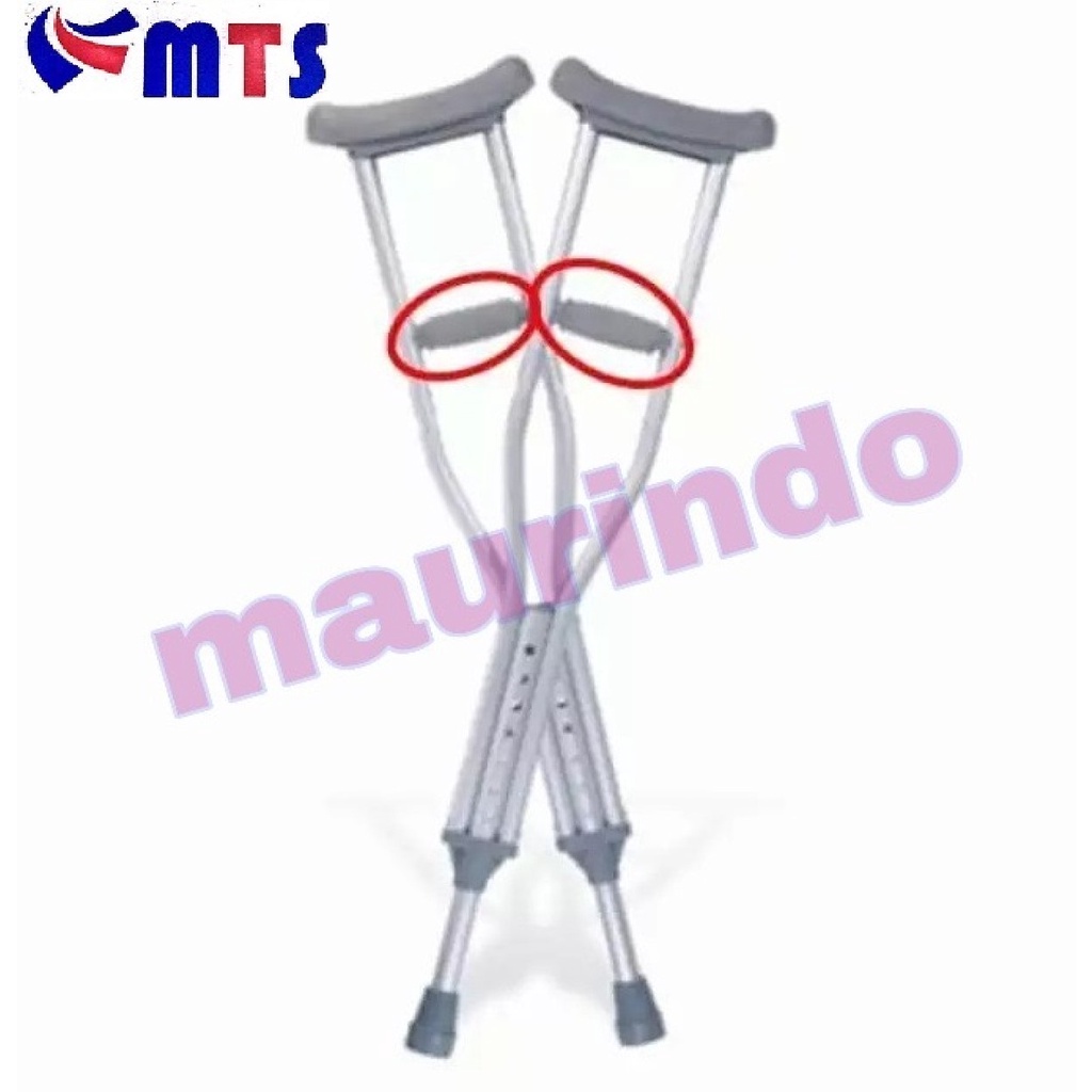 COD - Karet Ketiak Tongkat Ketiak Kruk / Karet Bawah tongkat Ketiak Original