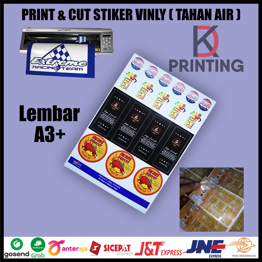 

[Free Cut] Cetak Stiker VINLY [ TAHAN AIR ]