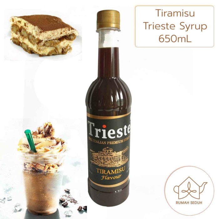 

650 mL Sirup Tiramisu merk Trieste Original Premium