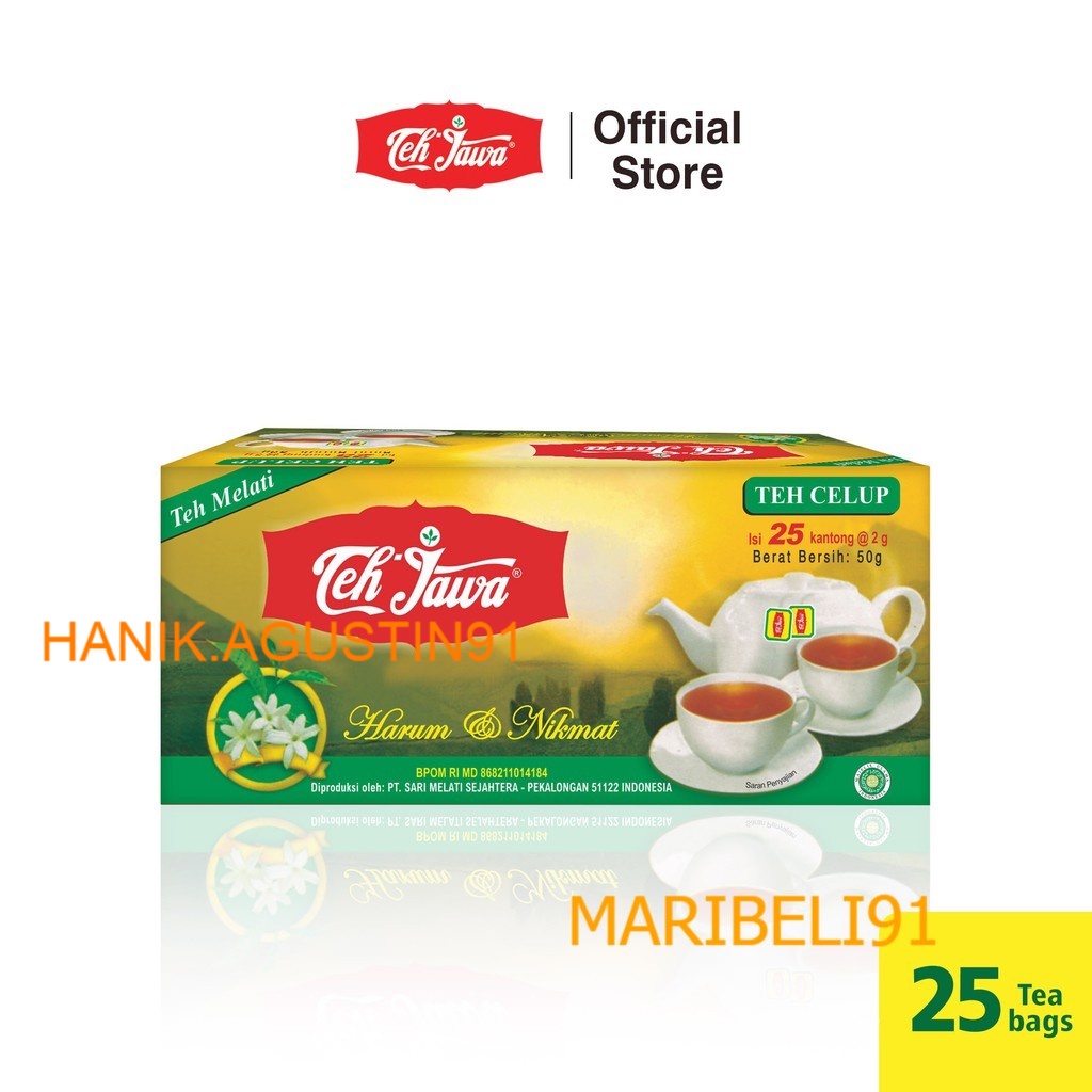 

Teh Jawa Jasmine Tea/Teh Melati Celup isi 25Pcs MB91