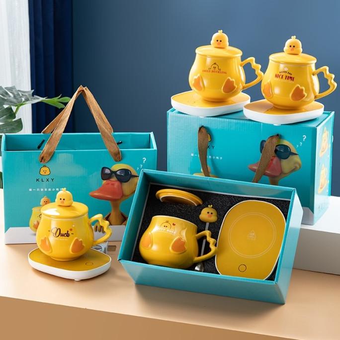 +%+%+%] GSS gelas set keramik cangkir tatakan pemanas gelas mug listrik