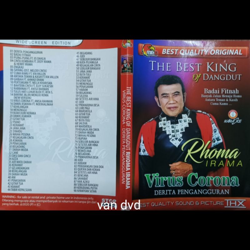 Kaset mp5 Video Lagu Dangdut : Rhoma Irama