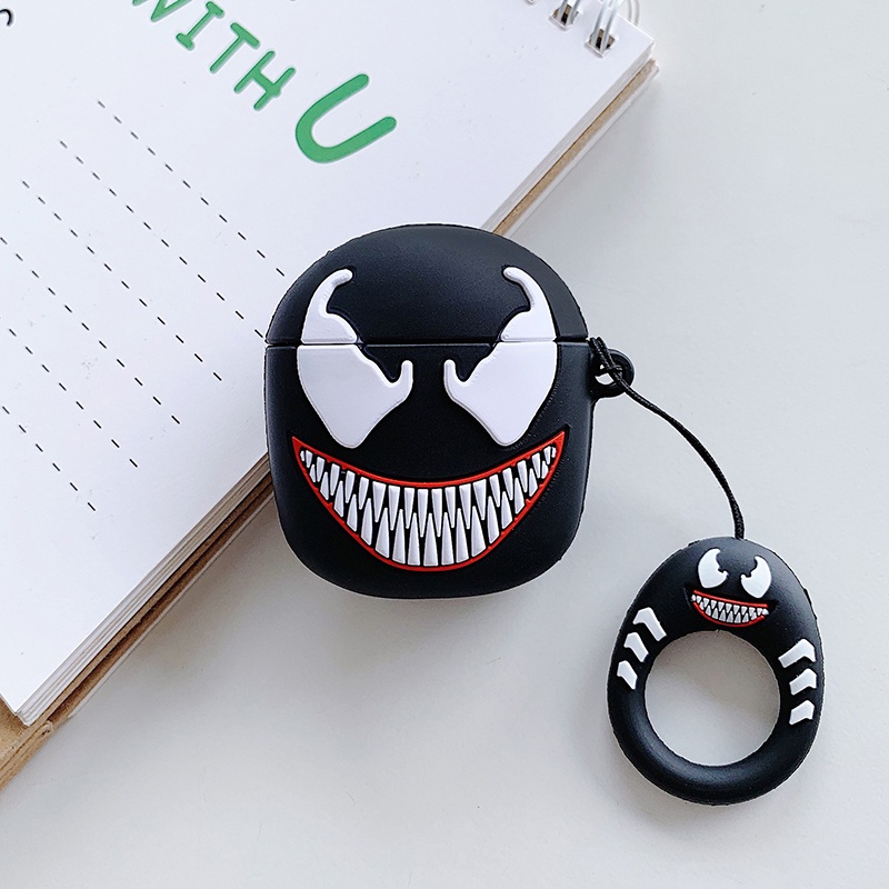 【COD】 Cover Protector  Airpod Case  / Casing Airpods 2 / Case Airpods 2 /airpods Macaron / Airpods Gen 2 / Casing Airpods  /softcase Airpods /headset Bluetooth-Venom