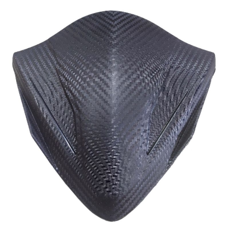 VISOR BEAT FI ESP 2014 - 2019 STATER HALUS HITAM CARBON