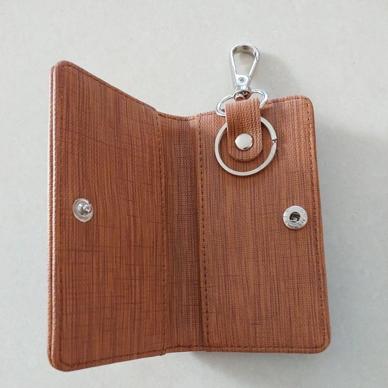 dompet Toyota motif lurik Kulit sintetis tebal murah