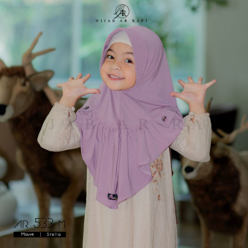 AR arrafi 533 M kids bergo daily  bergo arrafi hijab brended ori arrafi Ter new arrafi Ter hits 2021