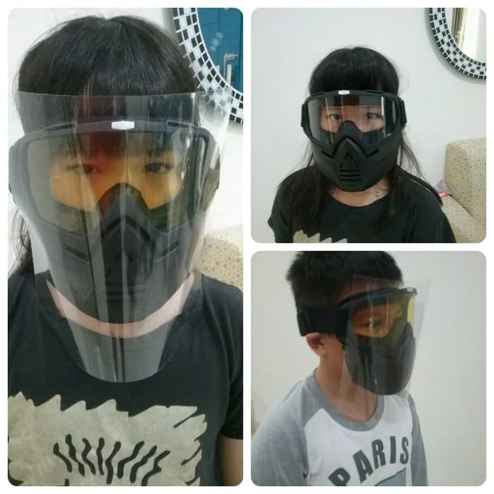 perlindungan full face dari Virus Corona Masker  N95 Masker  