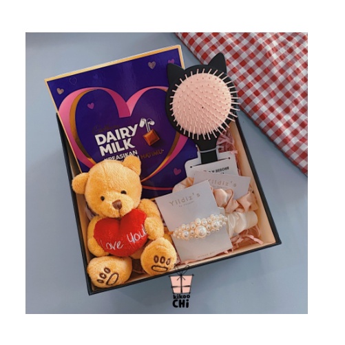 

Paket Miu - Hadiah Kado Ulang Tahun Wanita Valentine Pacar Coklat - Gift Valentine