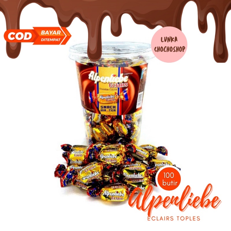 

Alpenliebe Eclairs Toples isi 100 Butir - 360gr Original