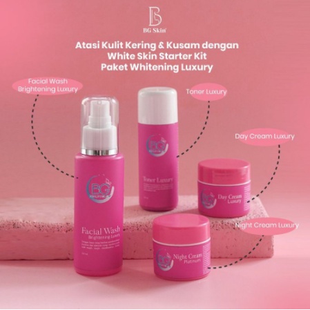 PAKET LUXURY WHITENING BEAUTY GLOW BG SKINCARE ORIGINAL