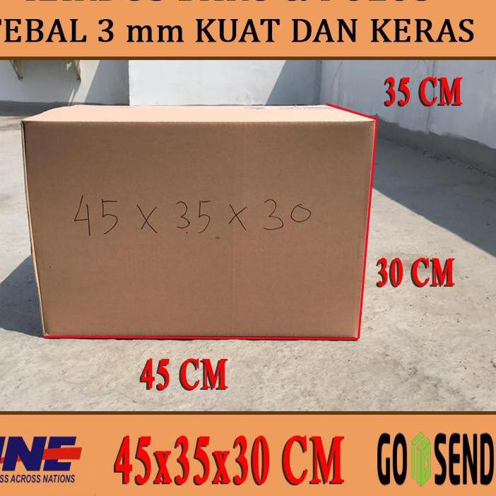 

GROSER/ECER!!!! kardus box karton polos uk 45x35x30