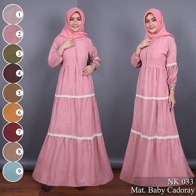 Gamis susun NK033