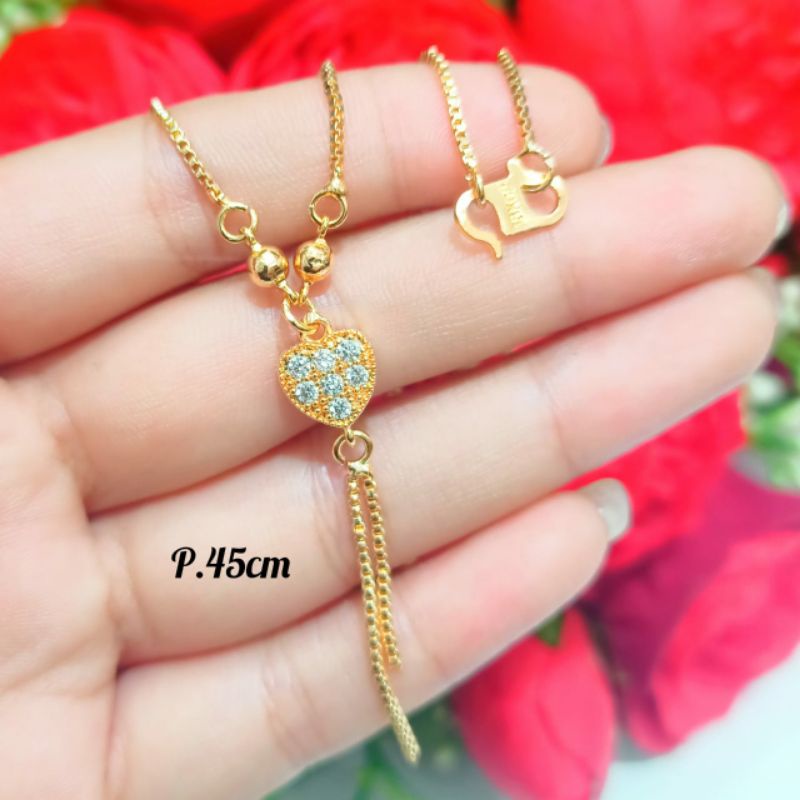 Set Dewasa anti karat Gold Lapis emas18k modis