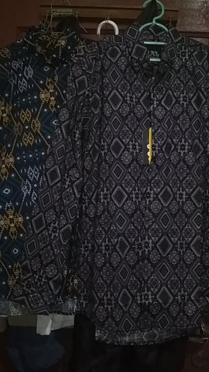 Kemeja Batik Pria Lengan Panjang Exclusive Kemeja Batik Cowok Kerja Kantoran Batik Stretch 1008