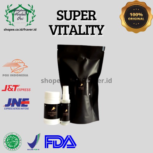 Super Vitality Pria Stamina, Pembesar, dan Pemanjang MR. P Original tanpa Efek Samping