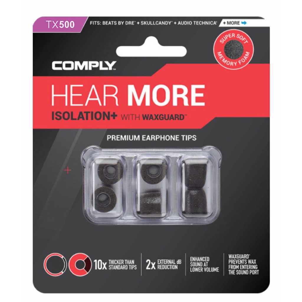 Comply Isolation Plus seriestx100 tx200 tx400 tx500 Memory Foam Earphone