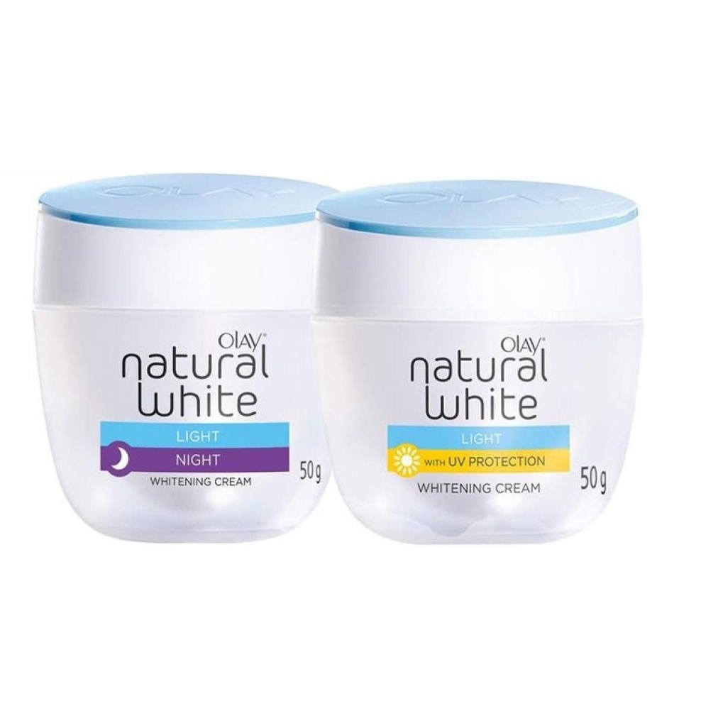 Olay Natural White Light UV Protection Day Cream & Night Cream - Olay Natural White 50g