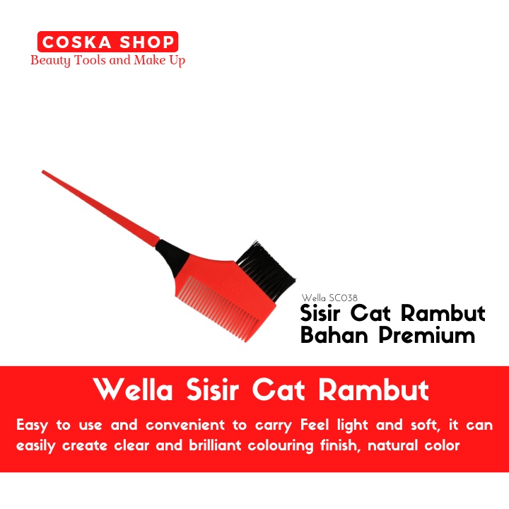 wella sisir dan kuas cat pewarna rambut