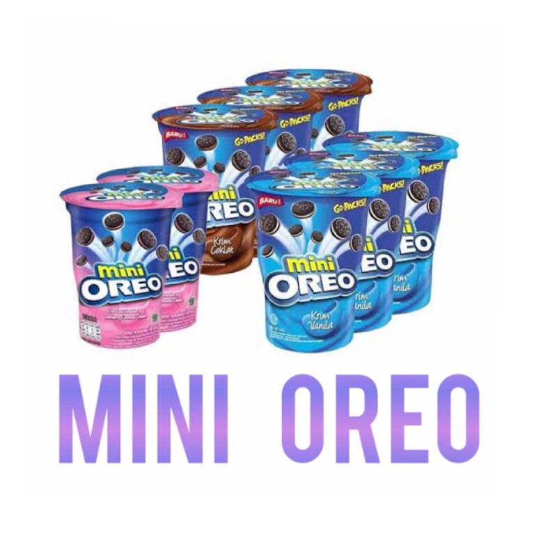 

MINI OREO CHOCOLATE, VANILLA DAN STRAWBERRY 67 GRAM