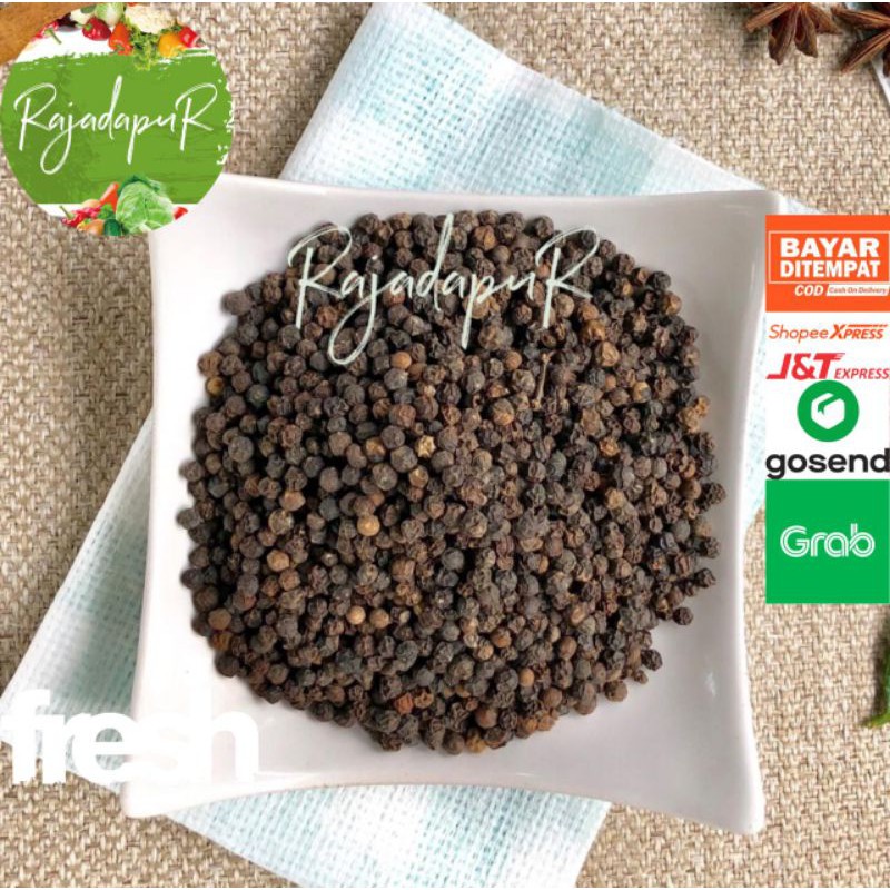

Lada Hitam Bubuk Biji Kasar Asli 50-250gr